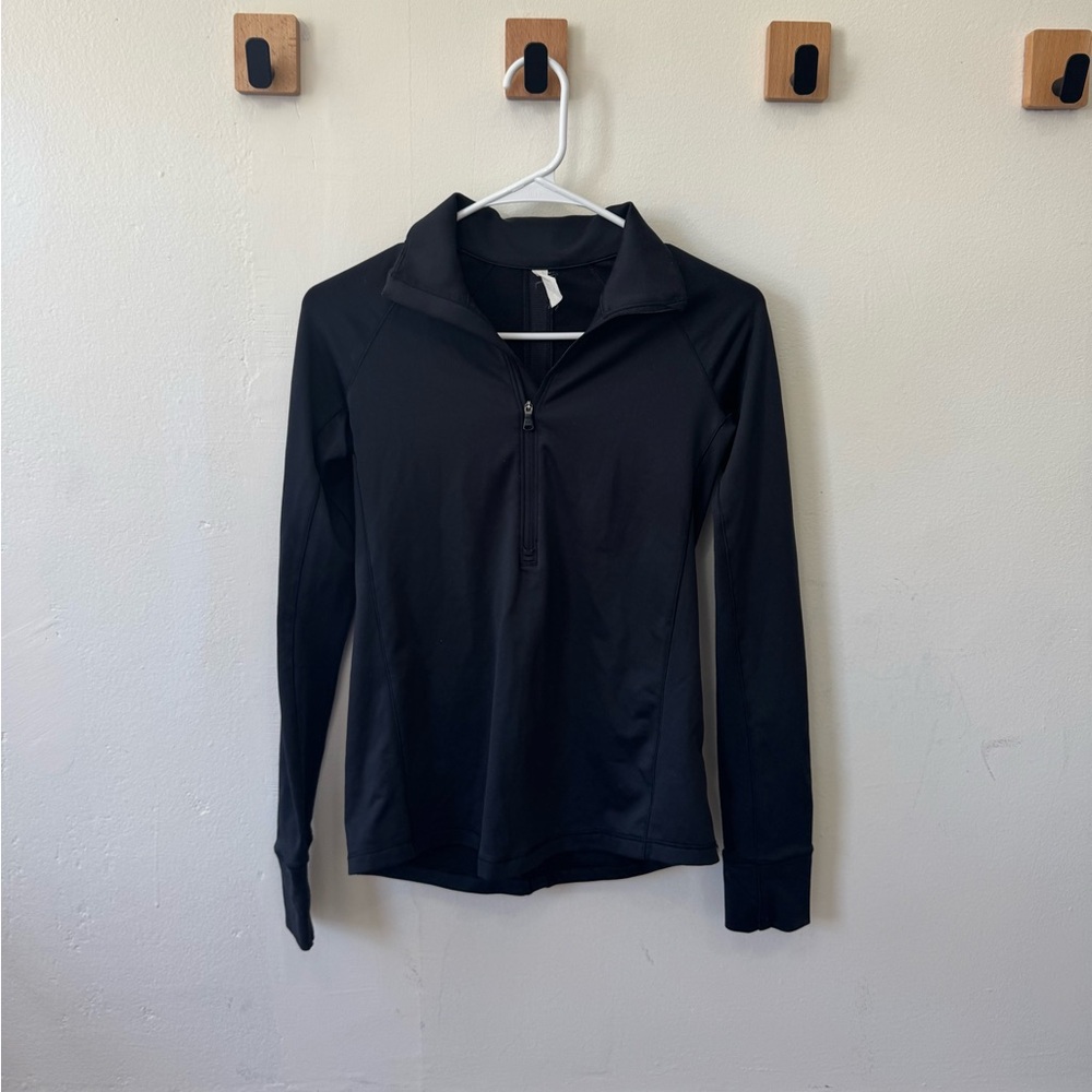 Under Armour Black Long Sleeve 1/2 Zip Pullover Jacket Running Athletic